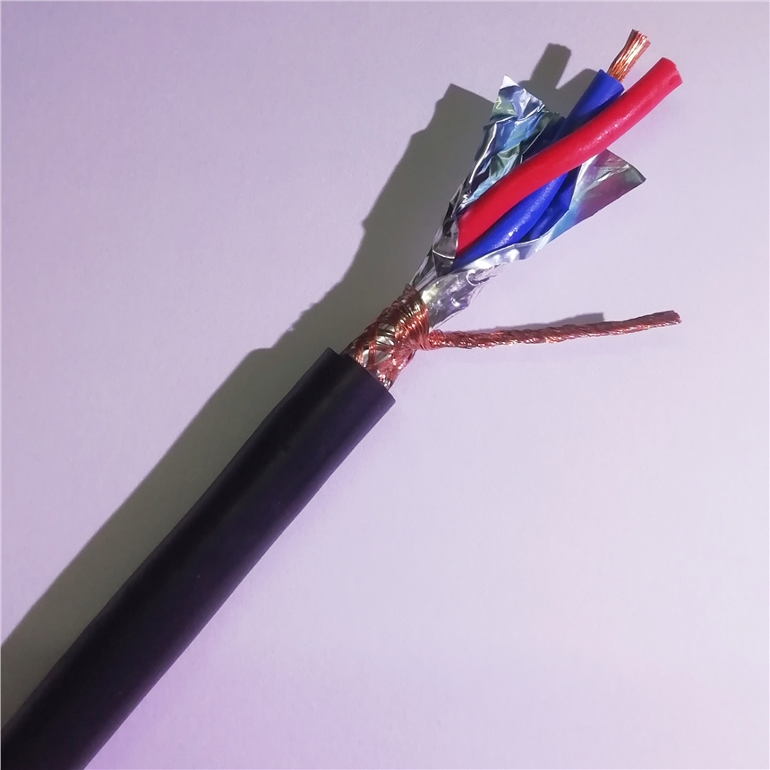 RS485通信电缆RVVPS2*0.3球机线对绞型屏蔽电线